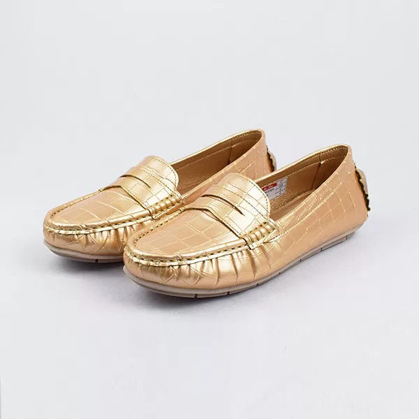 Mocassin pour femme 6493-1 BRONZE ......... sandale médicale femme confortable Maroc